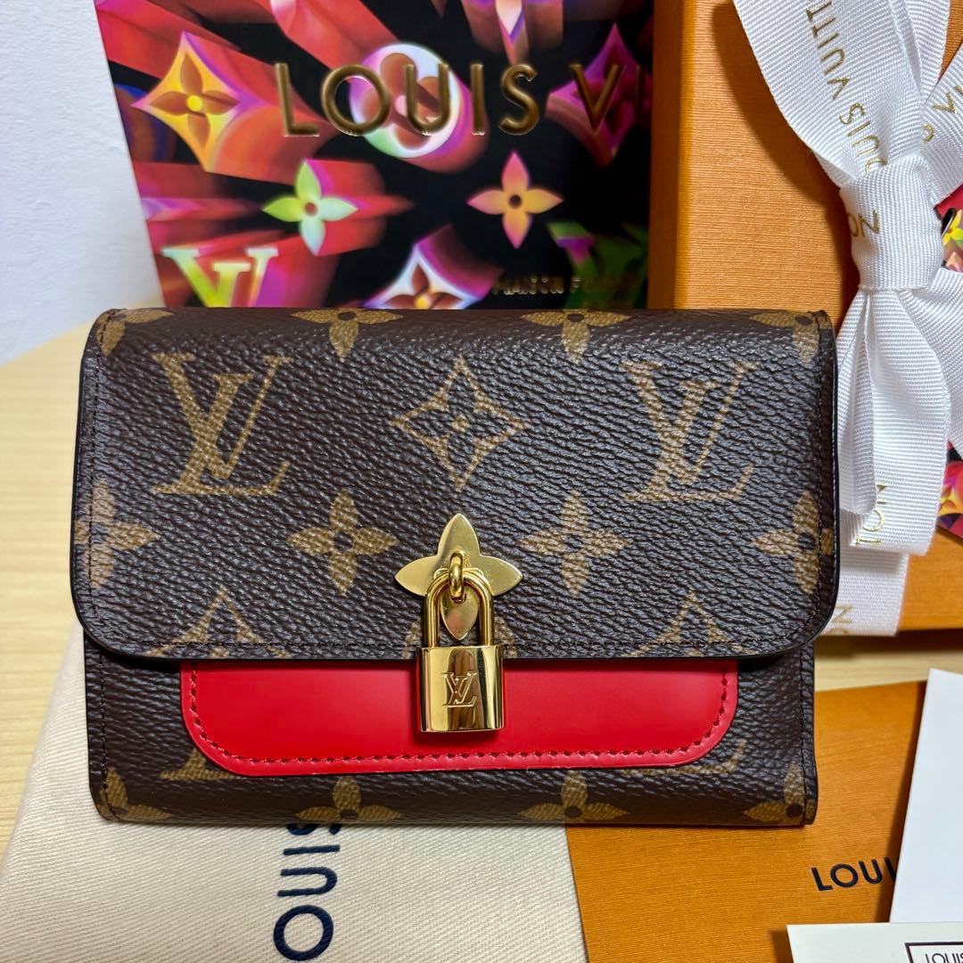 ルイヴィトン ポルトフォイユ・フラワー コンパクト 正規品 美品 楽天市場】LOUIS VUITTON ルイ ヴィトン モノグラム ポルトフォイユ