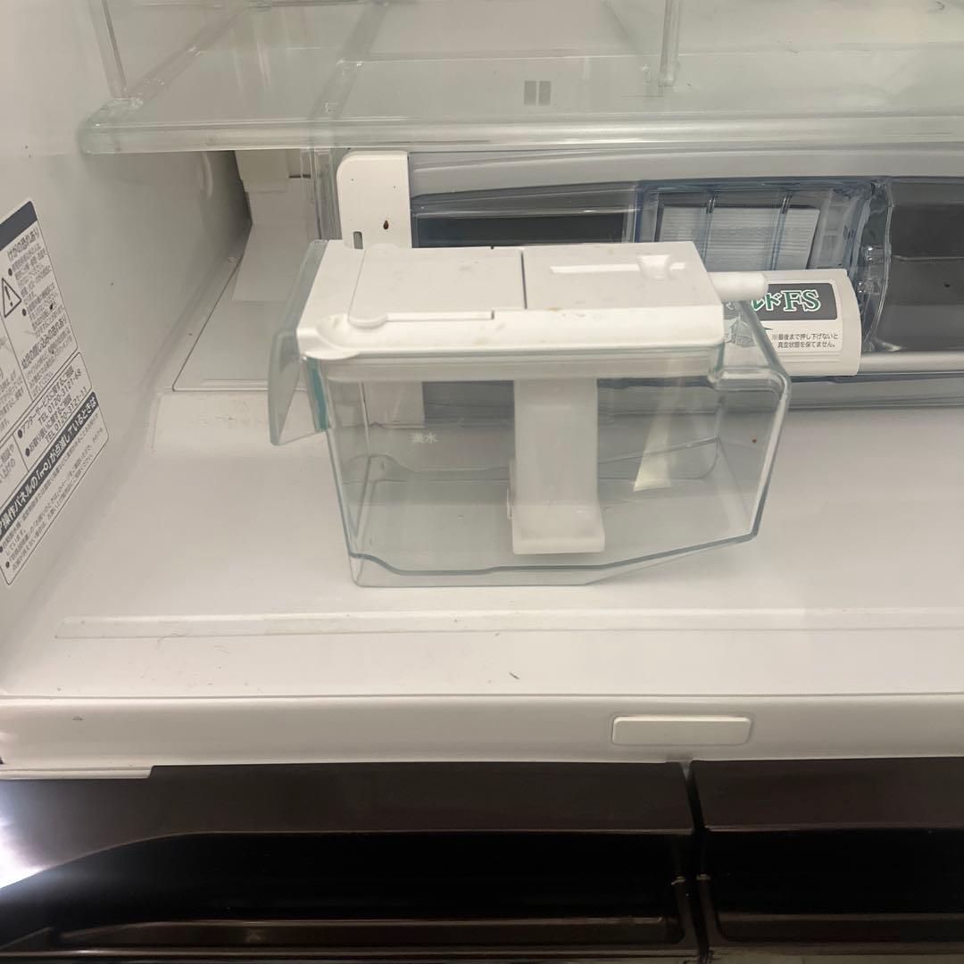 ブラック冷蔵庫 5ドア フレンチデザイン