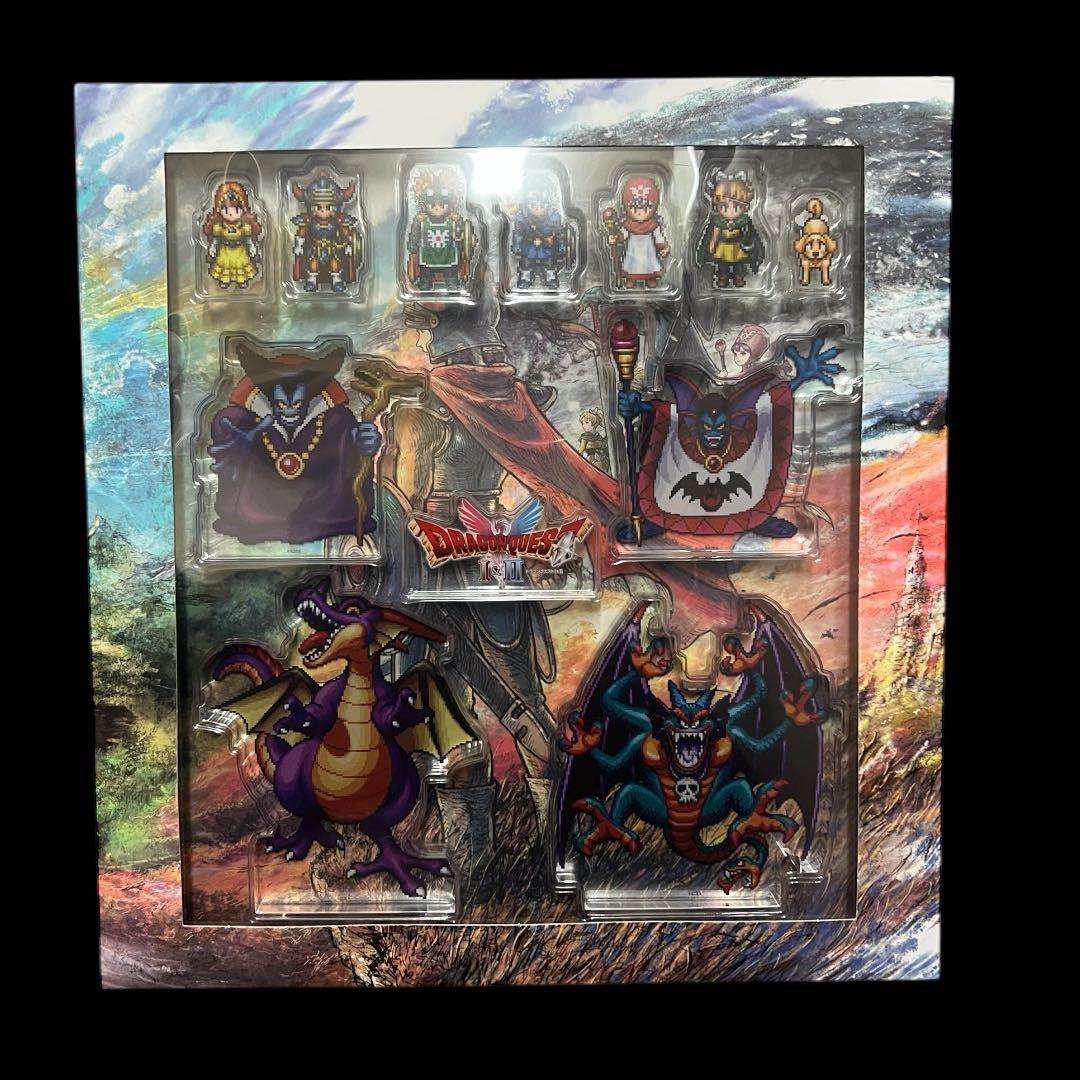 【ソフトなし】 ドラゴンクエストⅠ&Ⅱ 公式 特典 アクリルブロック 新品未開封 HD-2D版『ドラゴンクエストI＆II』10/30発売決定。キャラのアクリル