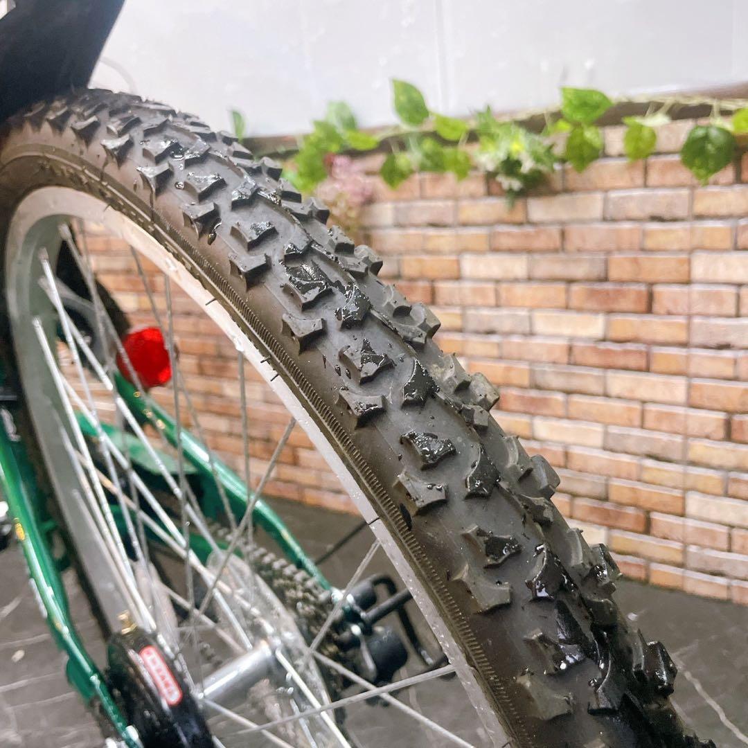 【25】子供用自転車 子供車 TACKLE BOY グリーン 26インチ