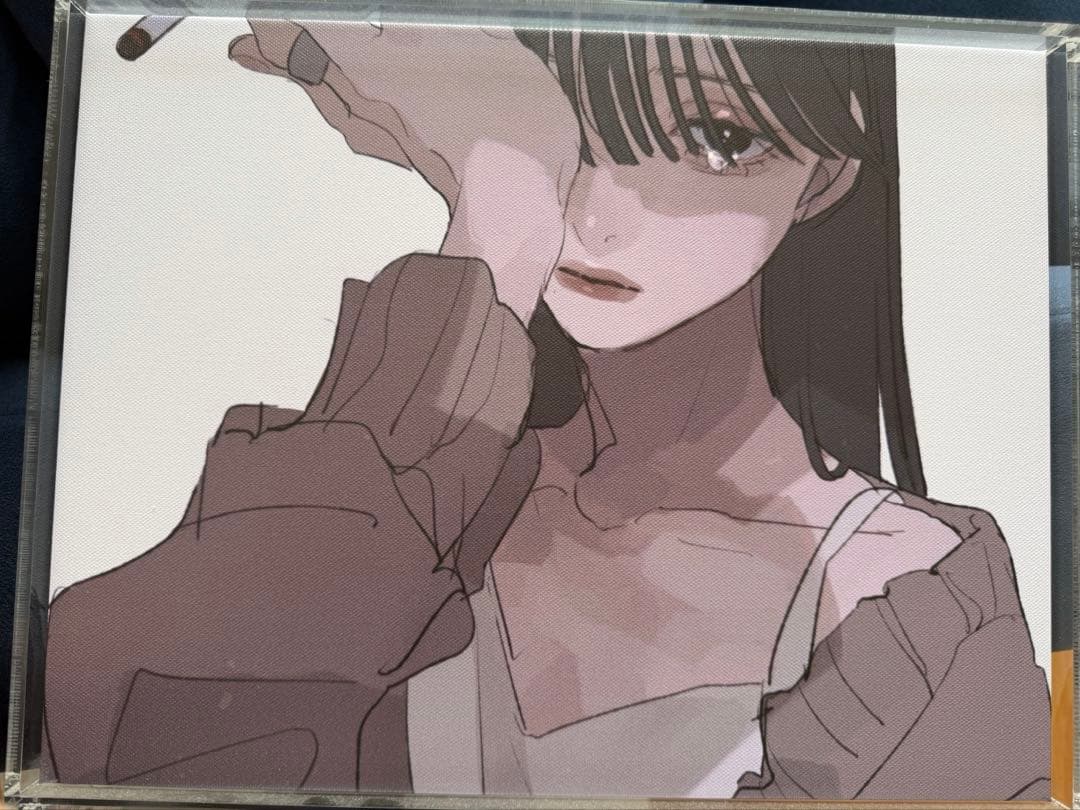 Tamimoon サイン入りアクリル・ガッシュイラスト