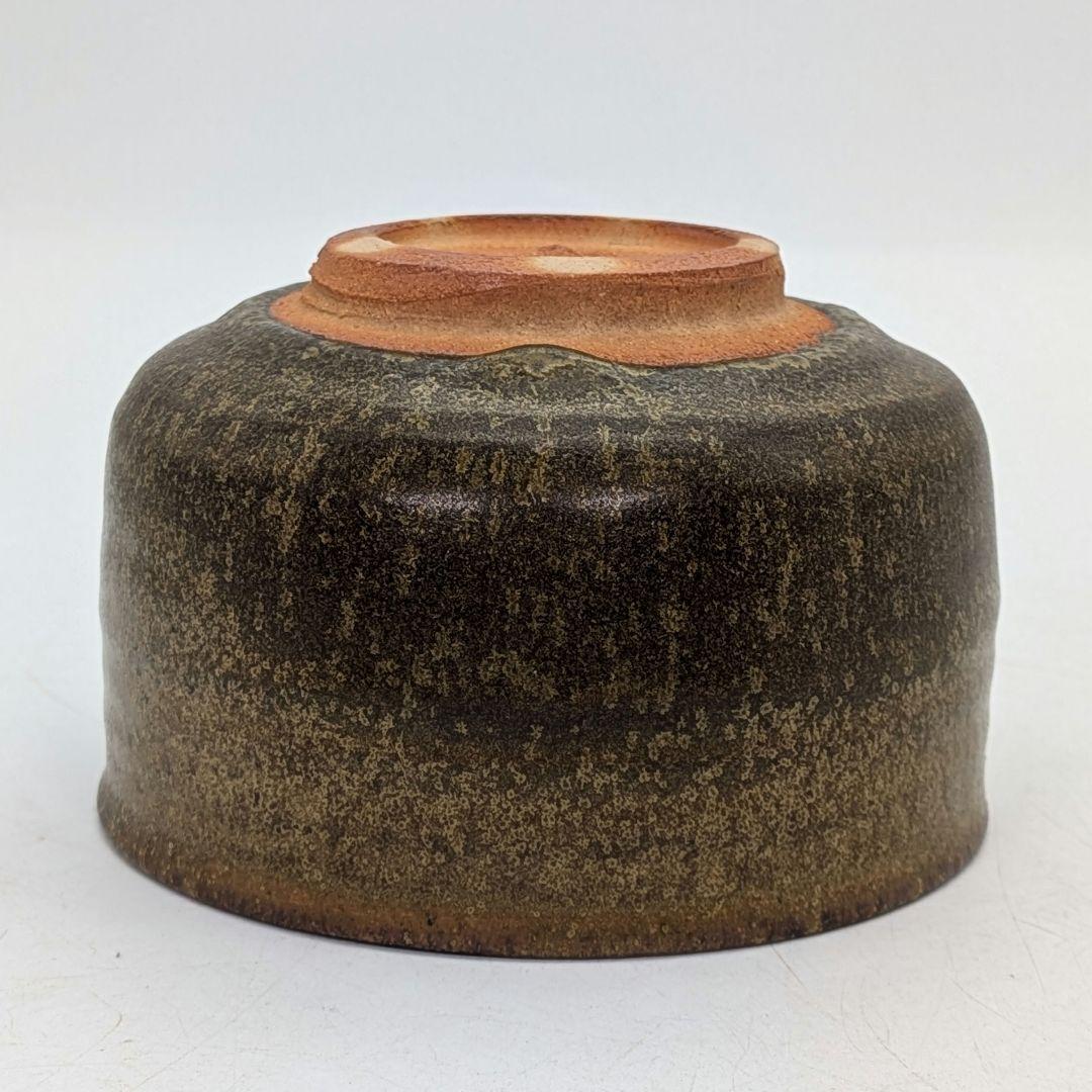 日展評議員 谷口良三 黄泑茶盌 共箱共布栞 抹茶碗 抹茶茶碗 茶道具 茶器 京焼