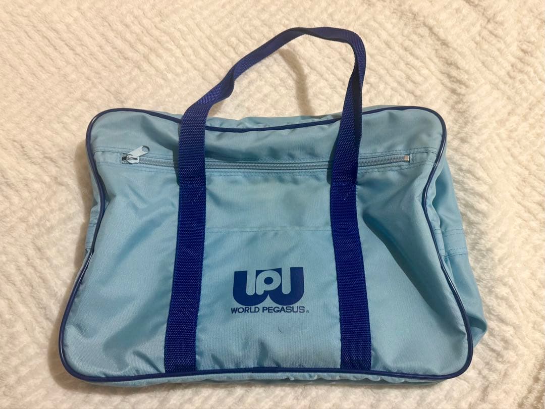 ワッペ スクバ 水色 ワールドペガサス ワッぺ スクールバッグ 旧ワッペ