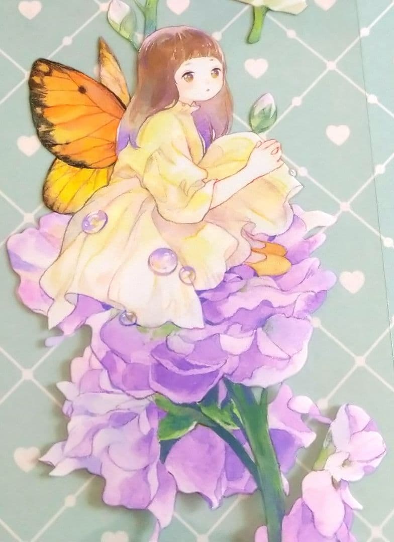 SALE✩J789＃花间精灵(PET)欣甜切り売り海外人物マステ女の子苜暖