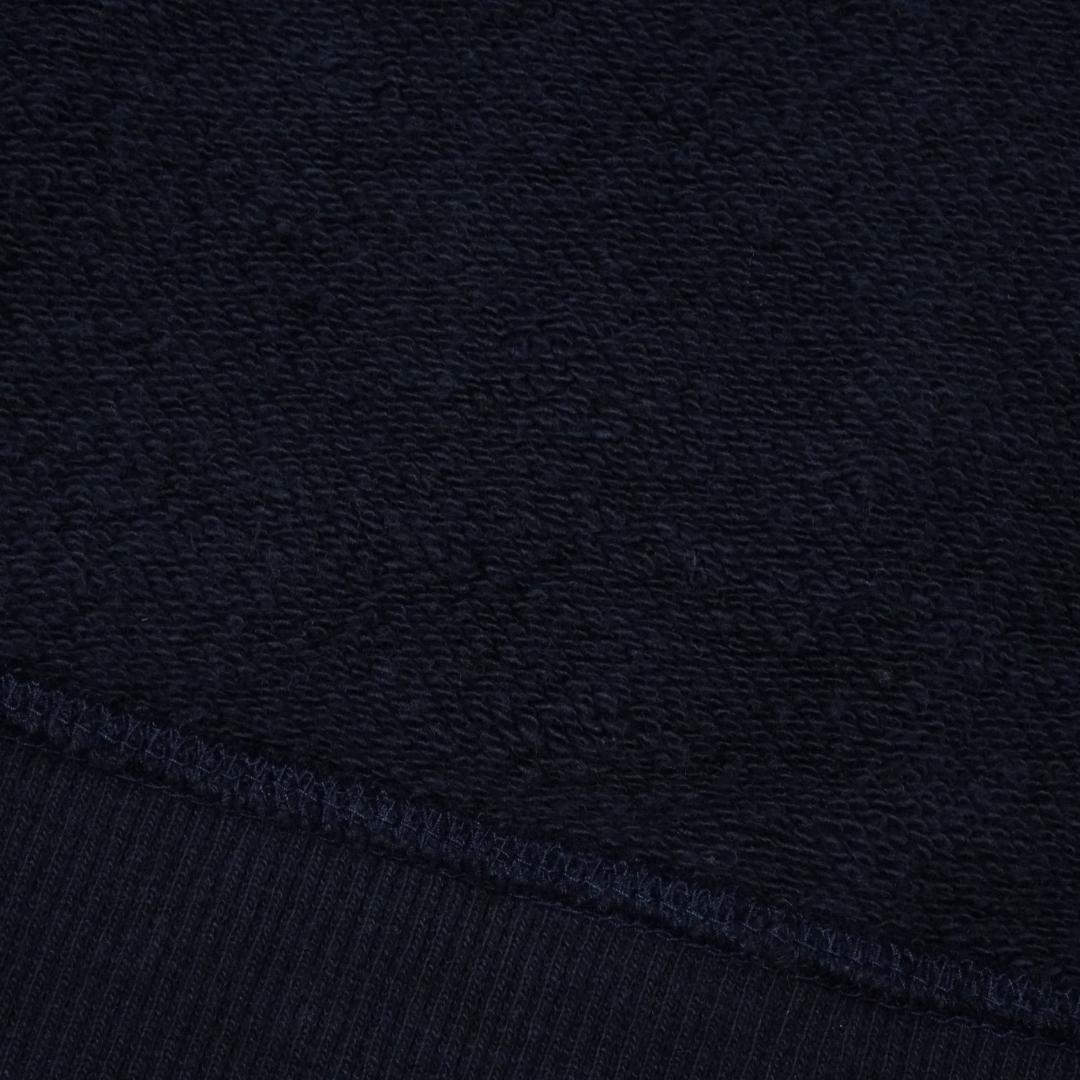 papas 日本製 スウェットジップパーカー L ネイビー ロゴ ワッペン
