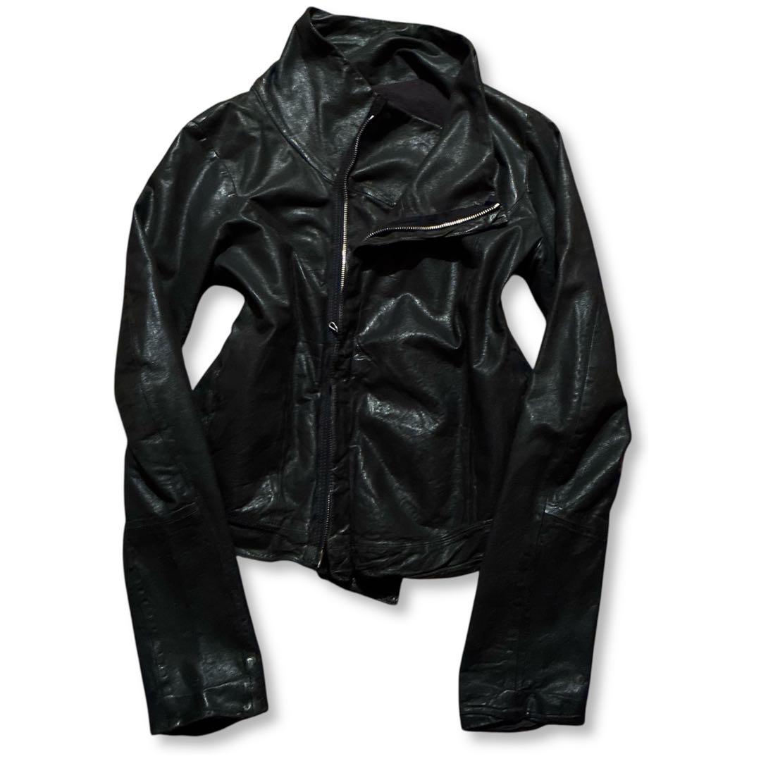 archive 羊革 leather jacket 変形 y2k ekam系 - メルカリ