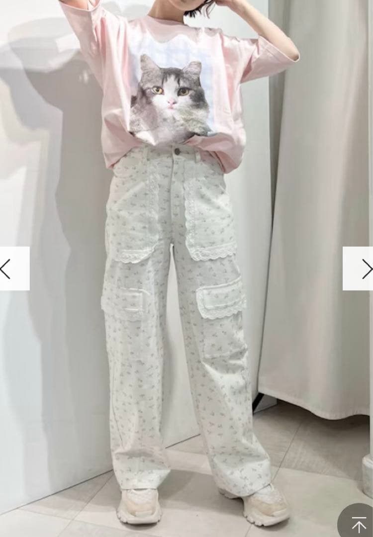 【新品未使用】petit flowerカーゴパンツ