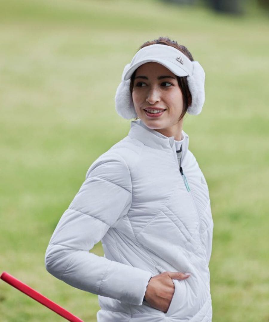 S早い者勝ち‼️ 新品　即日発送　アディダスゴルフ　女性　中綿セットアップ　白