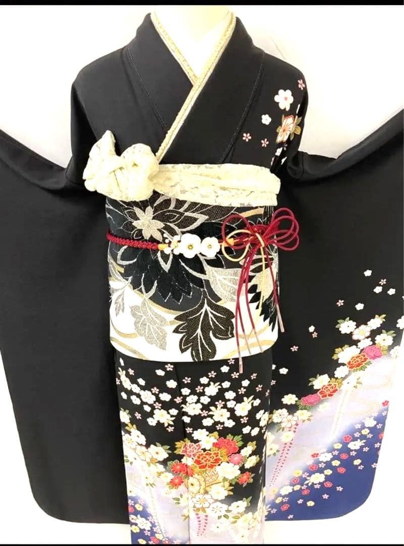 ★限定価格★【WA-Modern】正絹振袖単品 売約済み【WA-Modern】正絹京友禅振袖7点フルセット WA-Modern】正絹