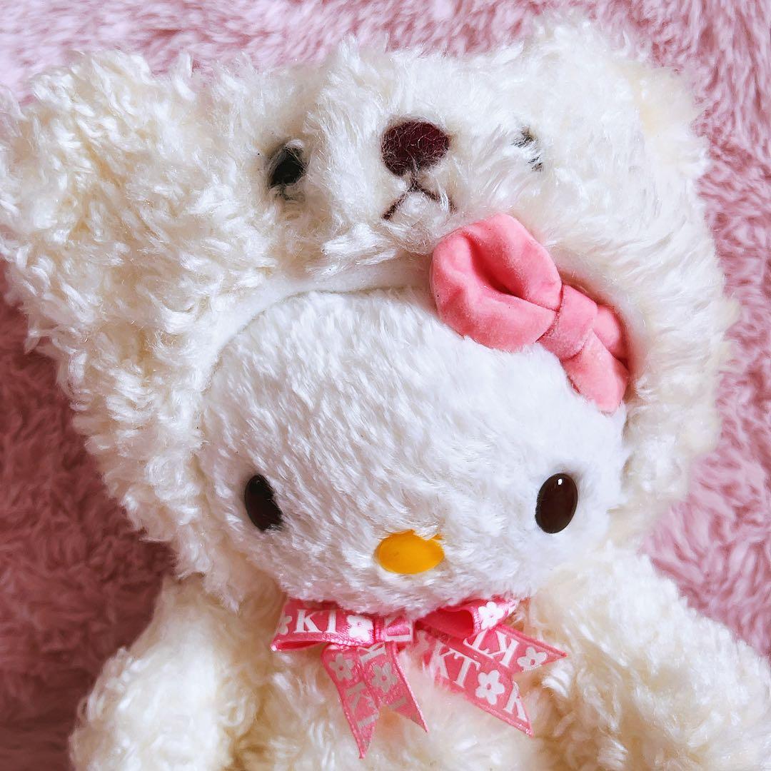 希少レア ハローキティ テディベア 変身 S 2002年製 サンリオ 平成