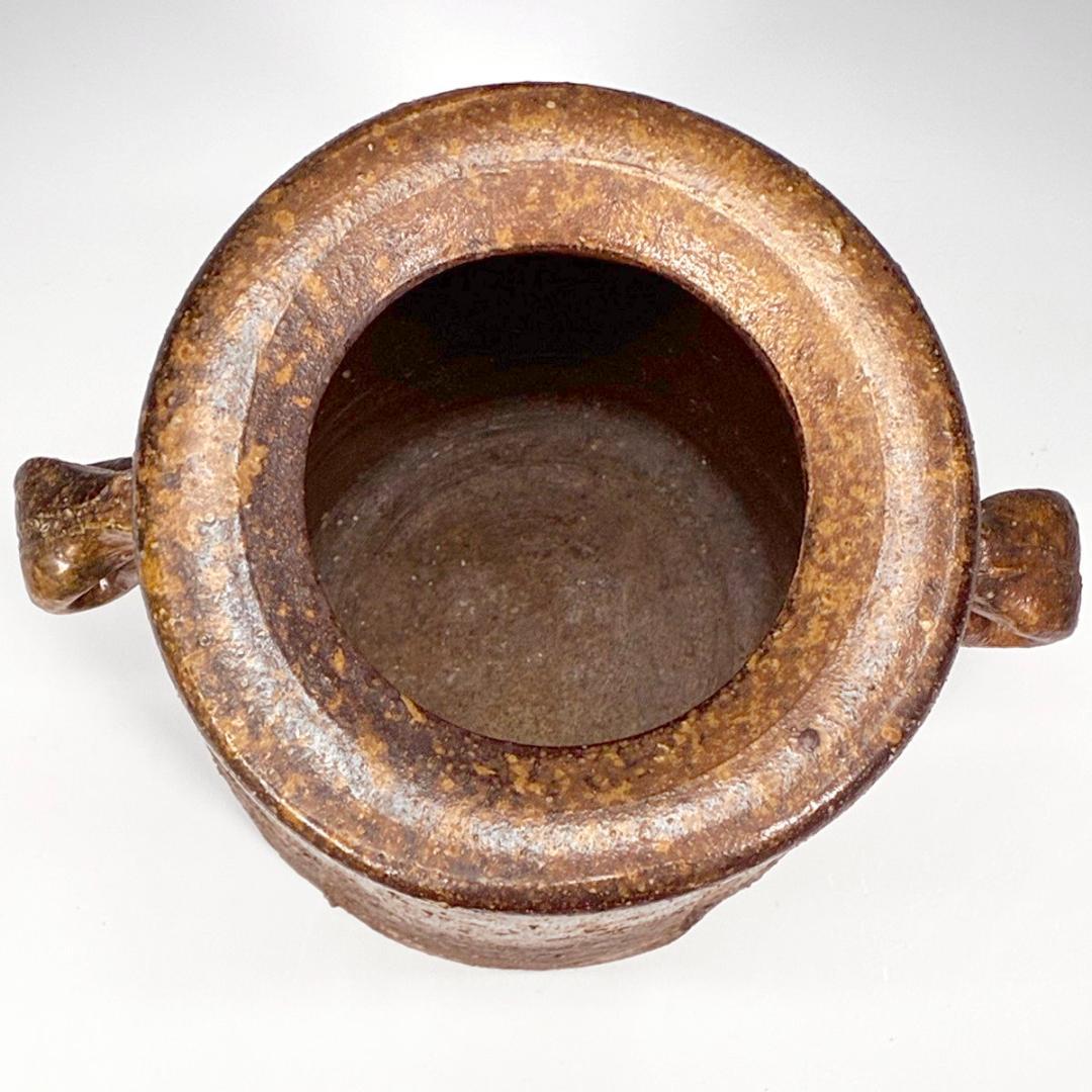 □備前焼 斉藤隆 作 花入 共箱あり 師：伊勢崎淳