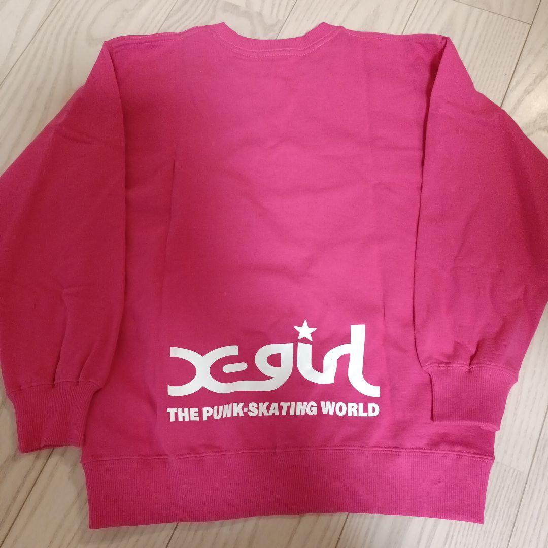 【未使用】x-girlステージス140 ピンク ブラック 2枚セット