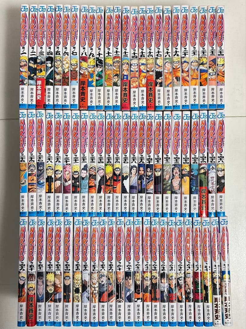 NARUTO ナルト 1〜72巻 全巻セット まとめ売り 漫画 マンガ 全巻