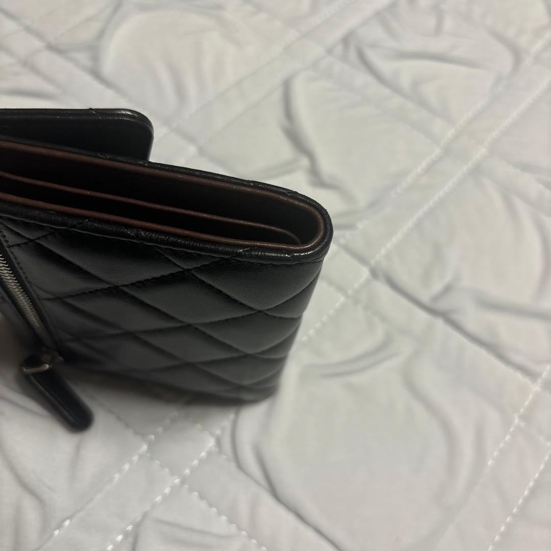 値下げしました シャネルマトラッセ三つ折り財布