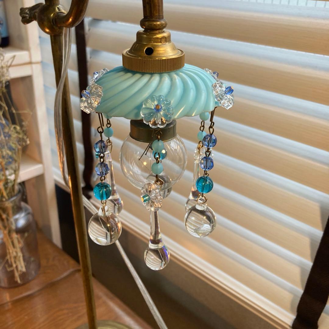 ミニシャンデリア 19世紀 フランス オパールセント アンティーク 超