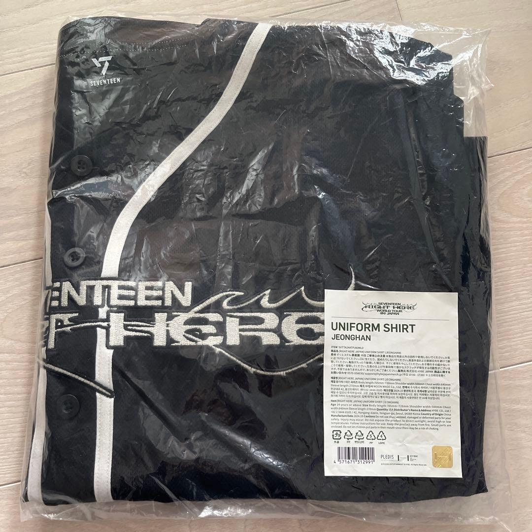 SEVENTEEN ジョンハン　ユニフォーム　新品未開封 SEVENTEEN セブチ ユニフォーム ジョンハン ハニ RIGHT HERE JAPAN
