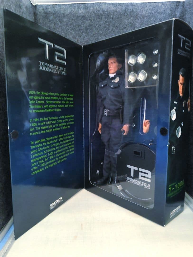 Sideshow•Terminator2•1/6[T-1000]希少品!