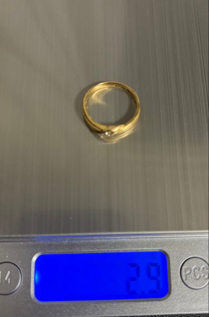 K18 ヴィンテージリング 約12号