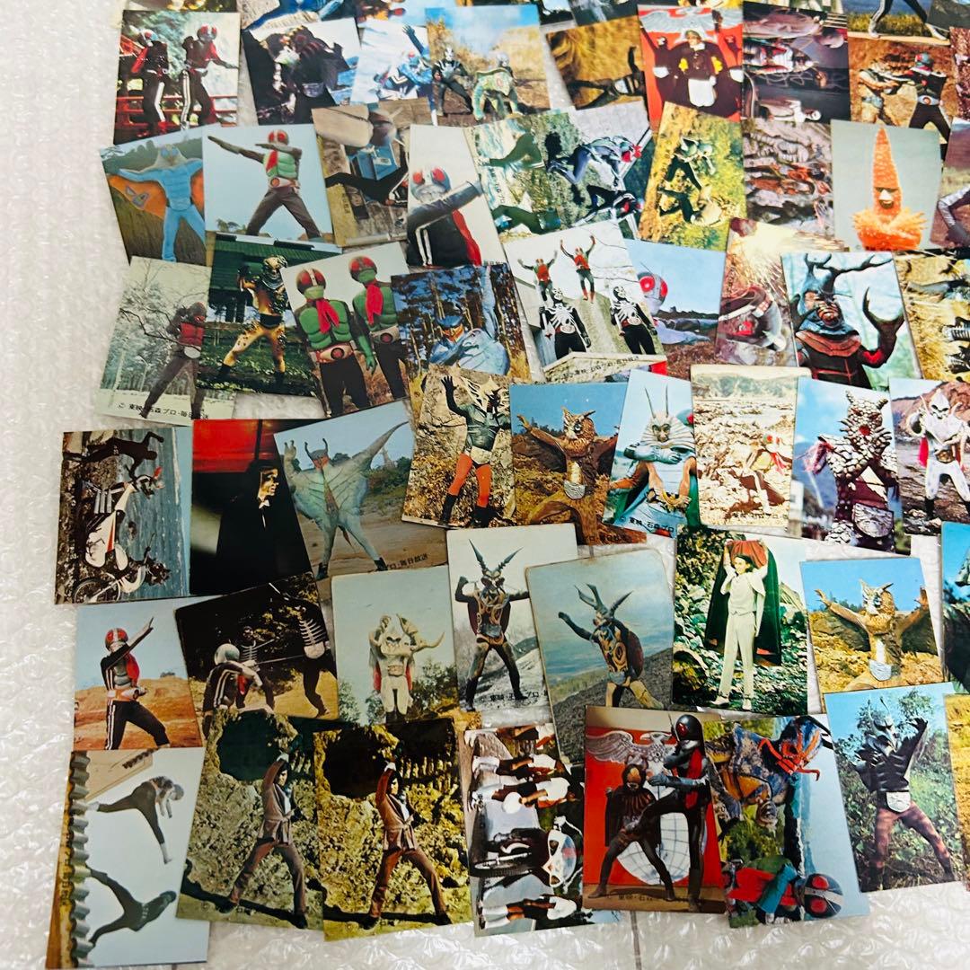 カルビー 旧仮面ライダーカード 大量 まとめ売り 昭和 当時物 アルバム2冊