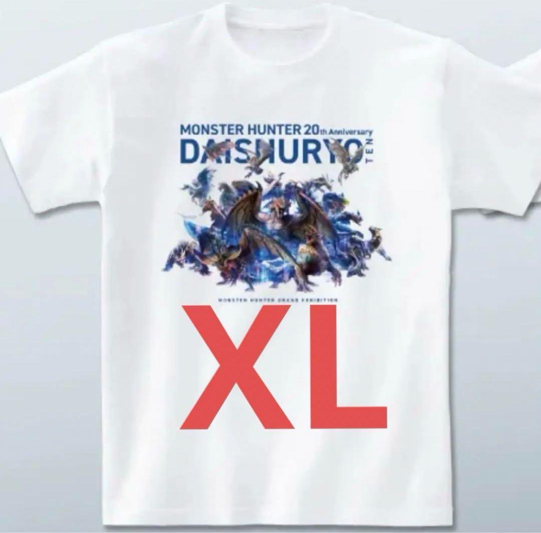 20周年記念 大狩猟展 オリジナルTシャツ キービジュアル Tシャツ 白 XL