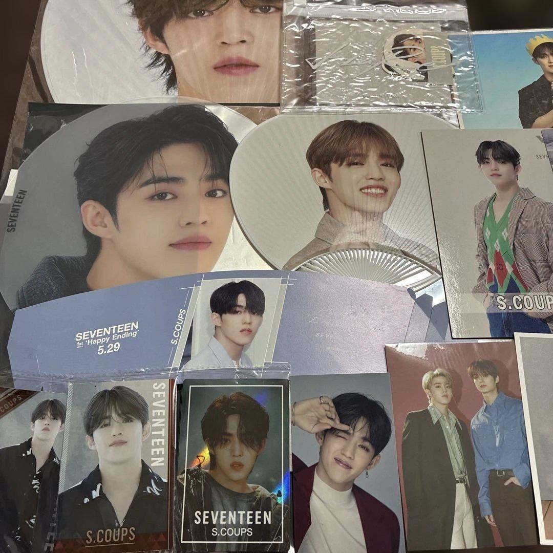 seventeen エスクプス スンチョル まとめ うちわ 缶バッジ - メルカリ