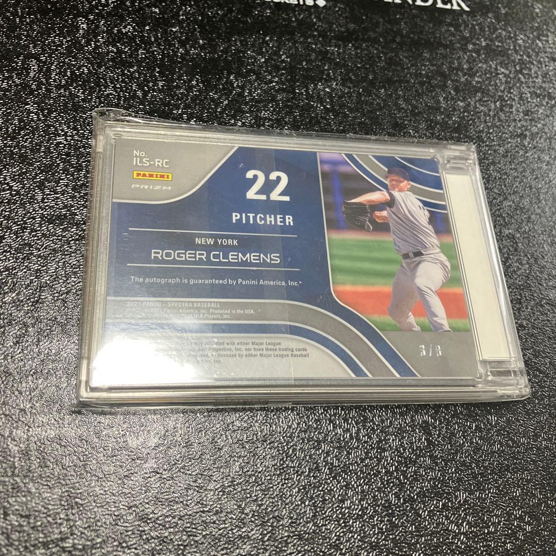 【panini】2021 ロジャークレメンス 直筆サインカード 3/8