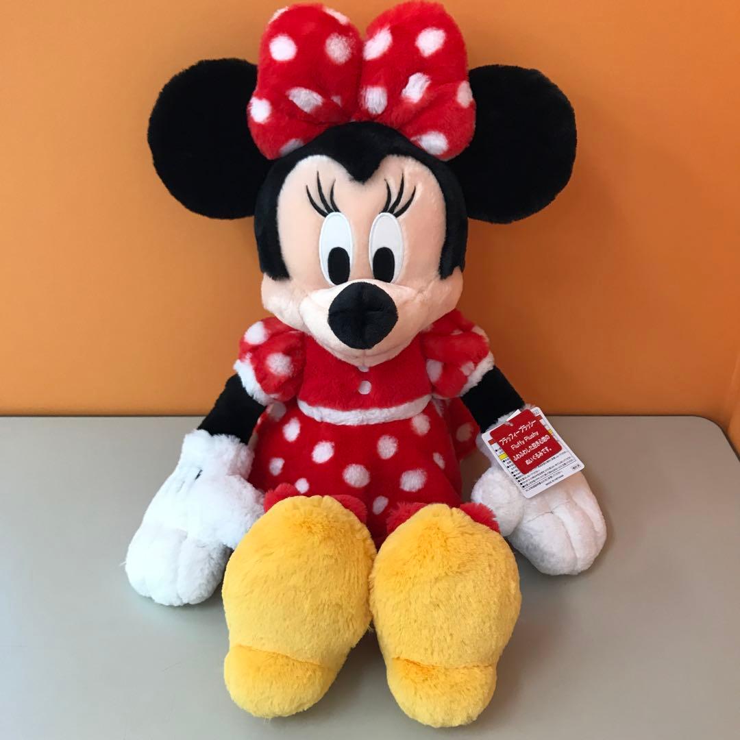 ミッキーミニーのフラッフィープラッシーのバースデーぬいぐるみ タグ