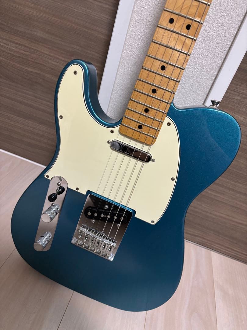 Fender Mexico製 Telecaster 左利き レフティ LH 青色