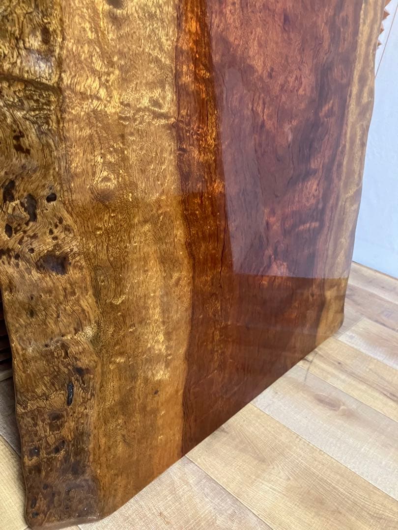 ブビンガ 1枚板 座卓 希少！