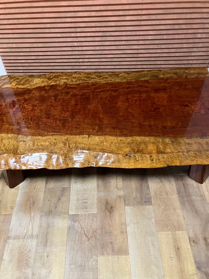 ブビンガ 1枚板 座卓 希少！