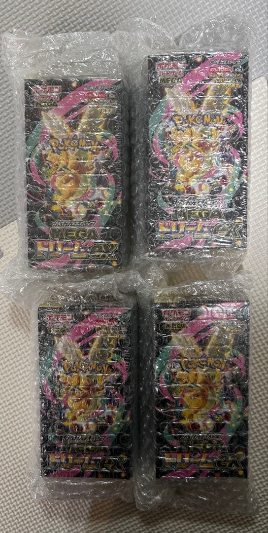 ポケカ ハイクラスパック MEGAドリームex ４BOX 未開封 シュリンク付き
