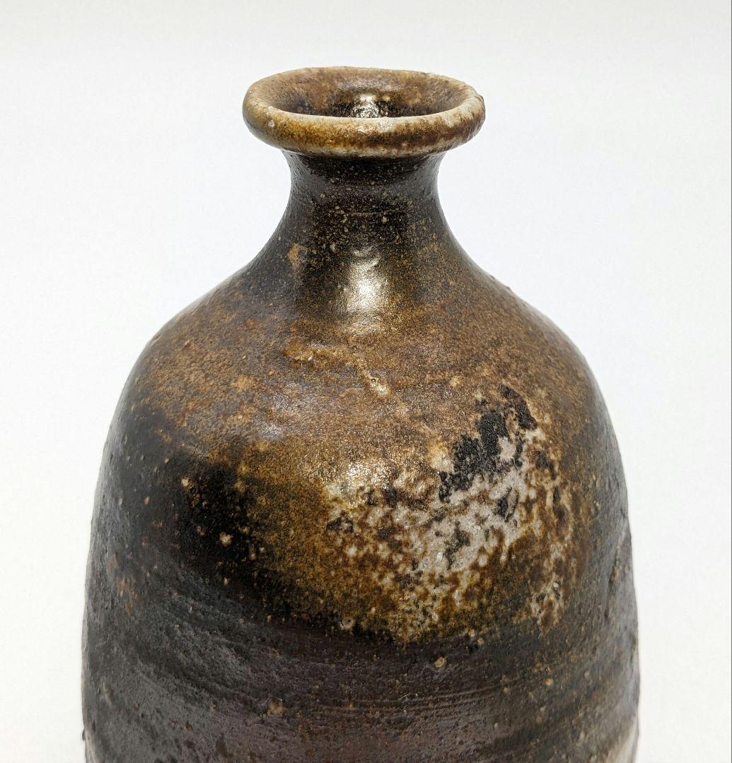 三村陶伯 備前焼 徳利 共箱 とっくり 酒器 食器 工芸品 花器 一輪挿し