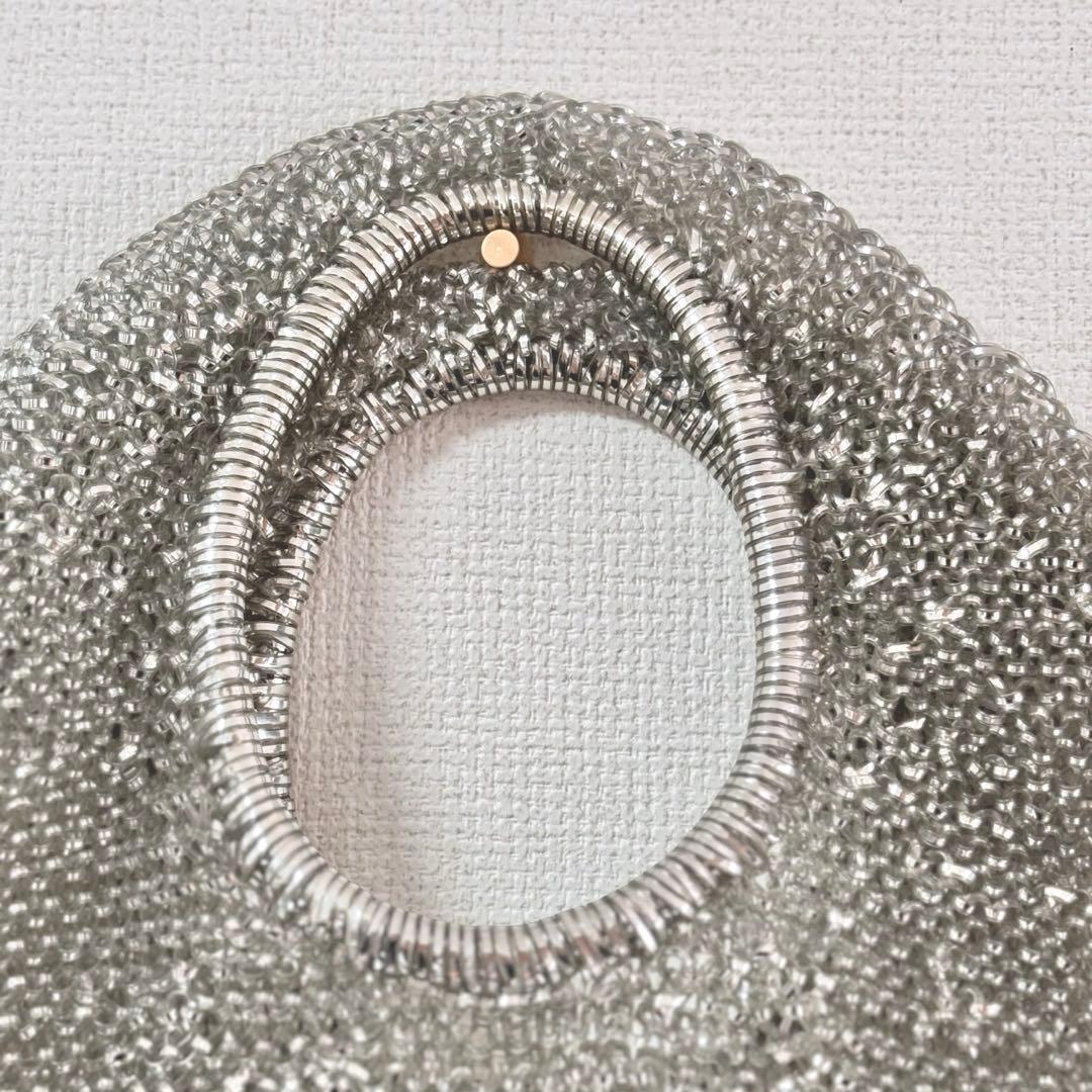 美品　アンテプリマ　ANTEPRIMA ハンドバッグ　シルバー