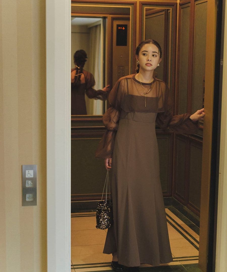 m*i様 kastane Tulle layered bare dress ブラ