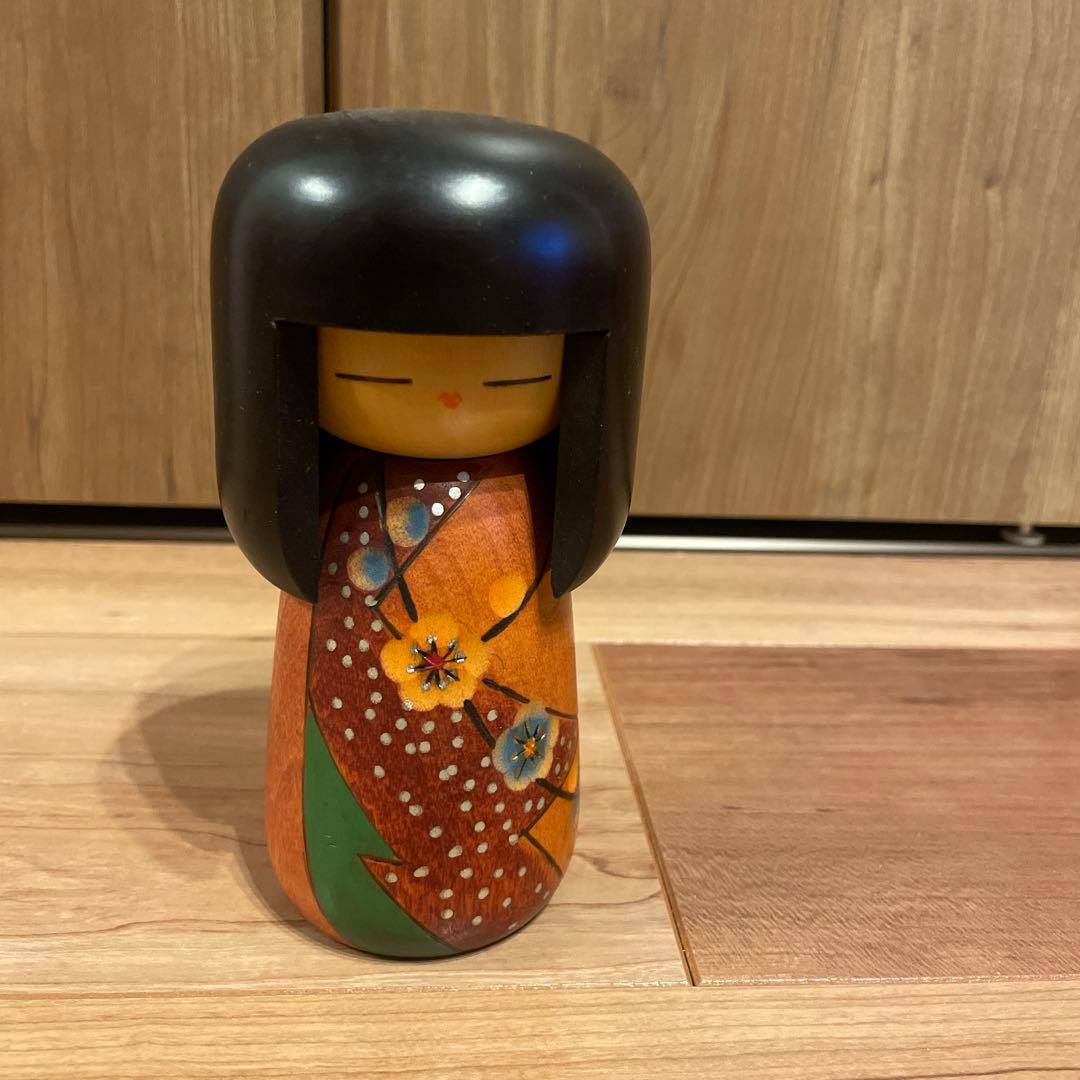 新品 創作こけし 草玄作 春の訪れ 一体 箱付き - メルカリ