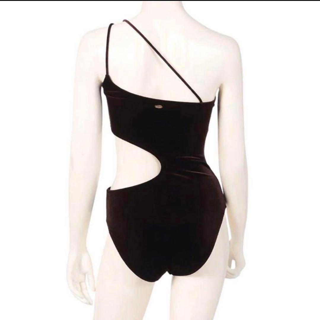 アニュアンス　ベロアワンピース水着