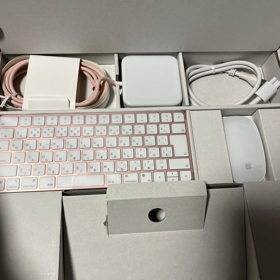 Apple iMac 24インチ ローズゴールド