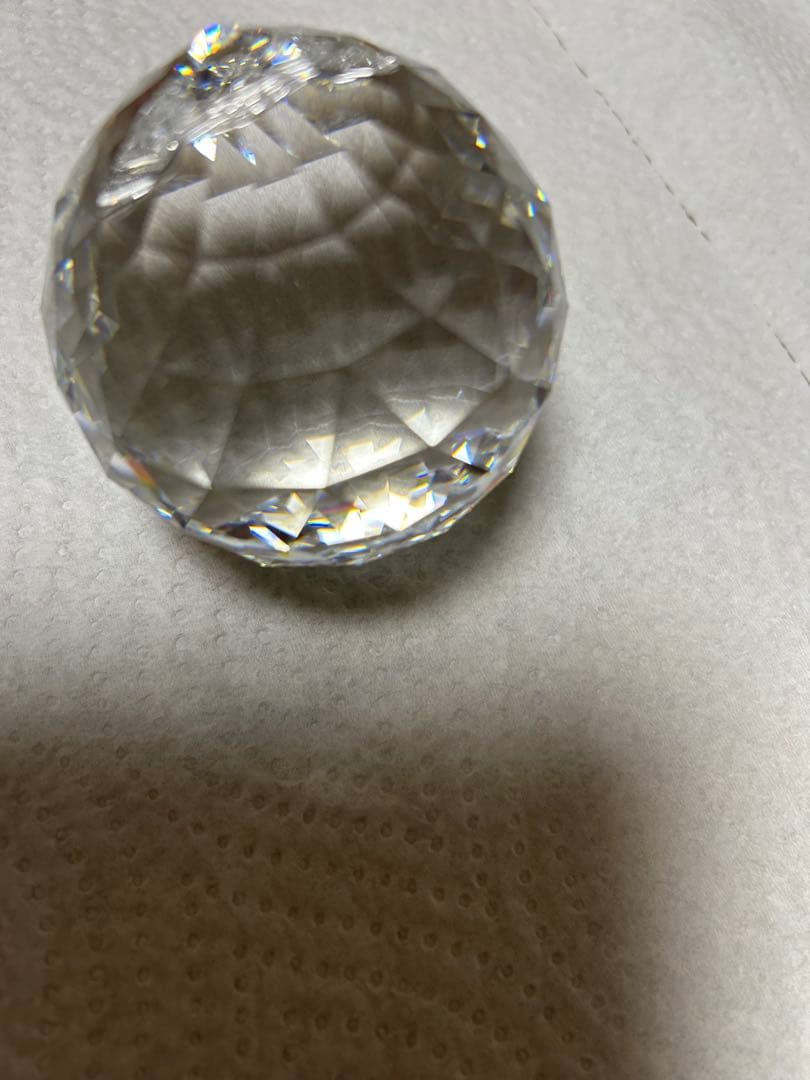 値下げ‼️スワロフスキーの逸品‼️希少品‼️クリスタル多面体ボール