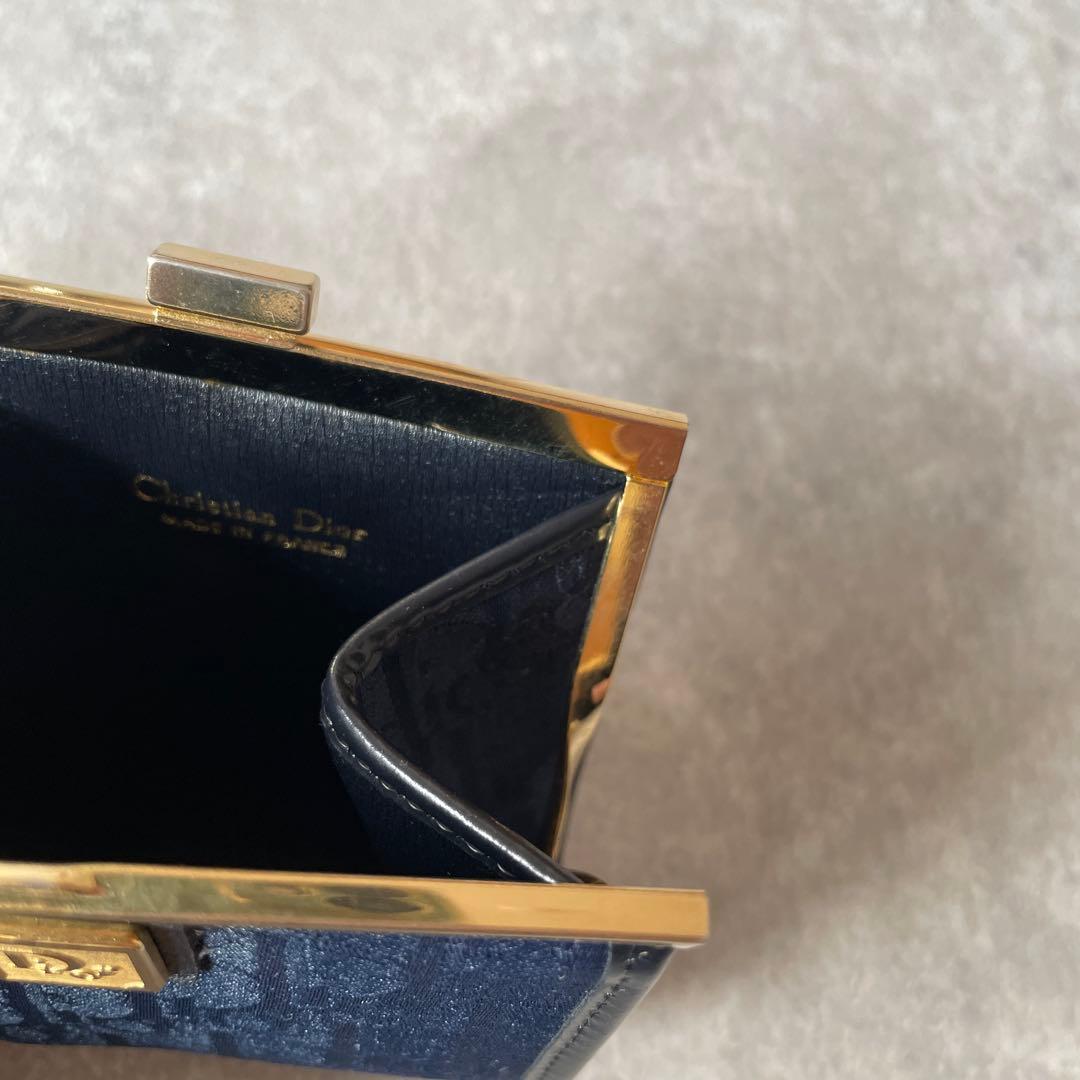 【新品同様】Dior トロッター ケース ネイビー 紺