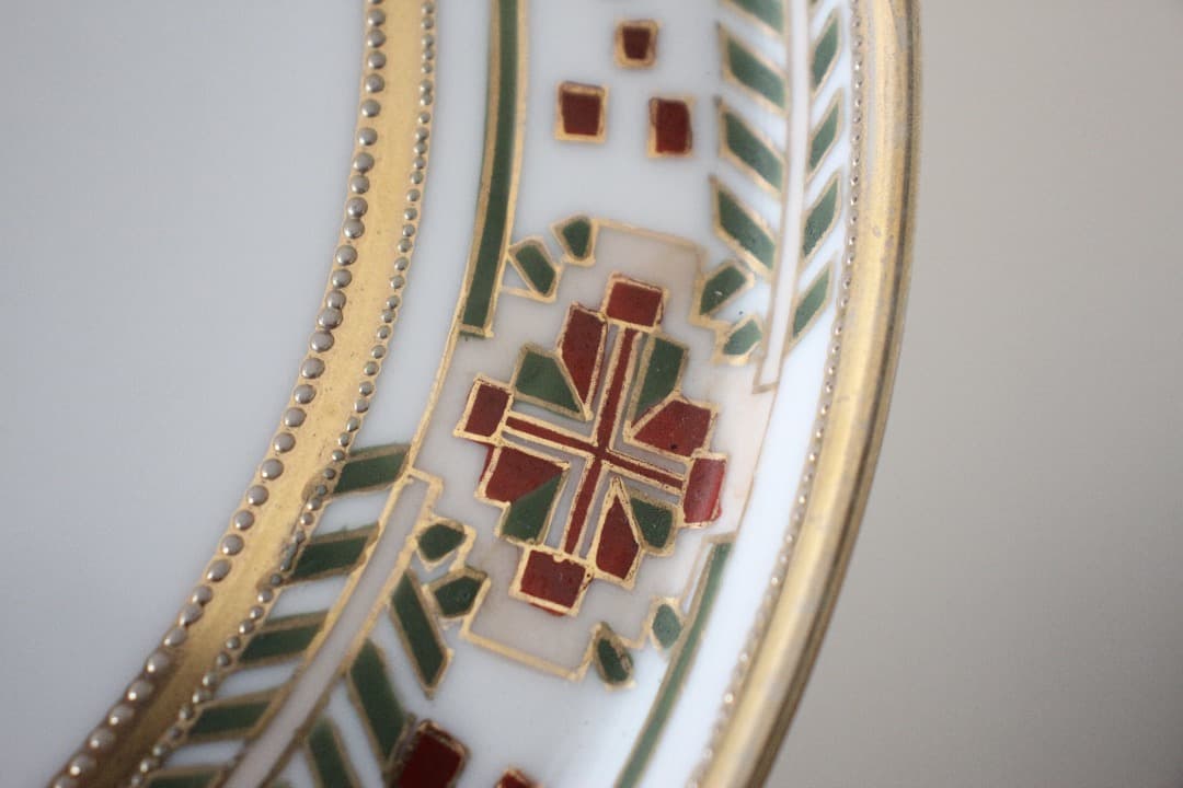 Noritake オールドノリタケ 金盛り 24cm プレート アールデコ - メルカリ