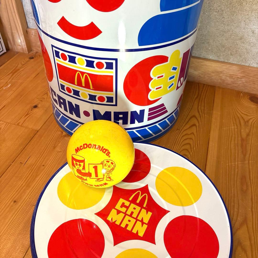 スーパーレア マクドナルド CanMan プレイランド 缶 店舗用 アメトイ