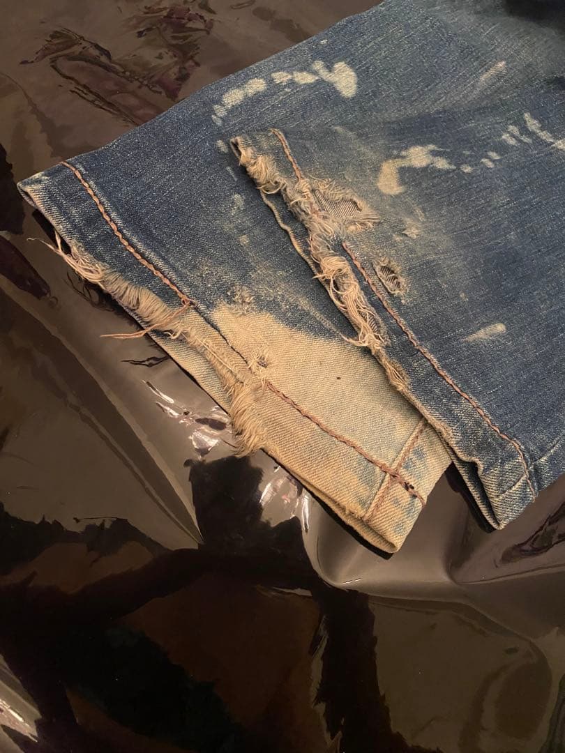 希少レアB'z 稲葉さん OCEAN PV着用柄違い セルフォンティーヌジーンズ