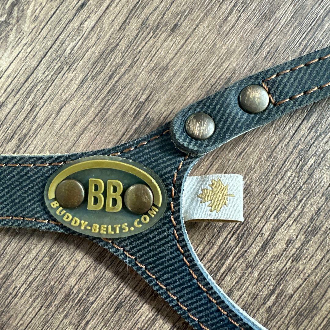 バディベルト BB ブルージーン 4号 クリスタル付き アクセントリード