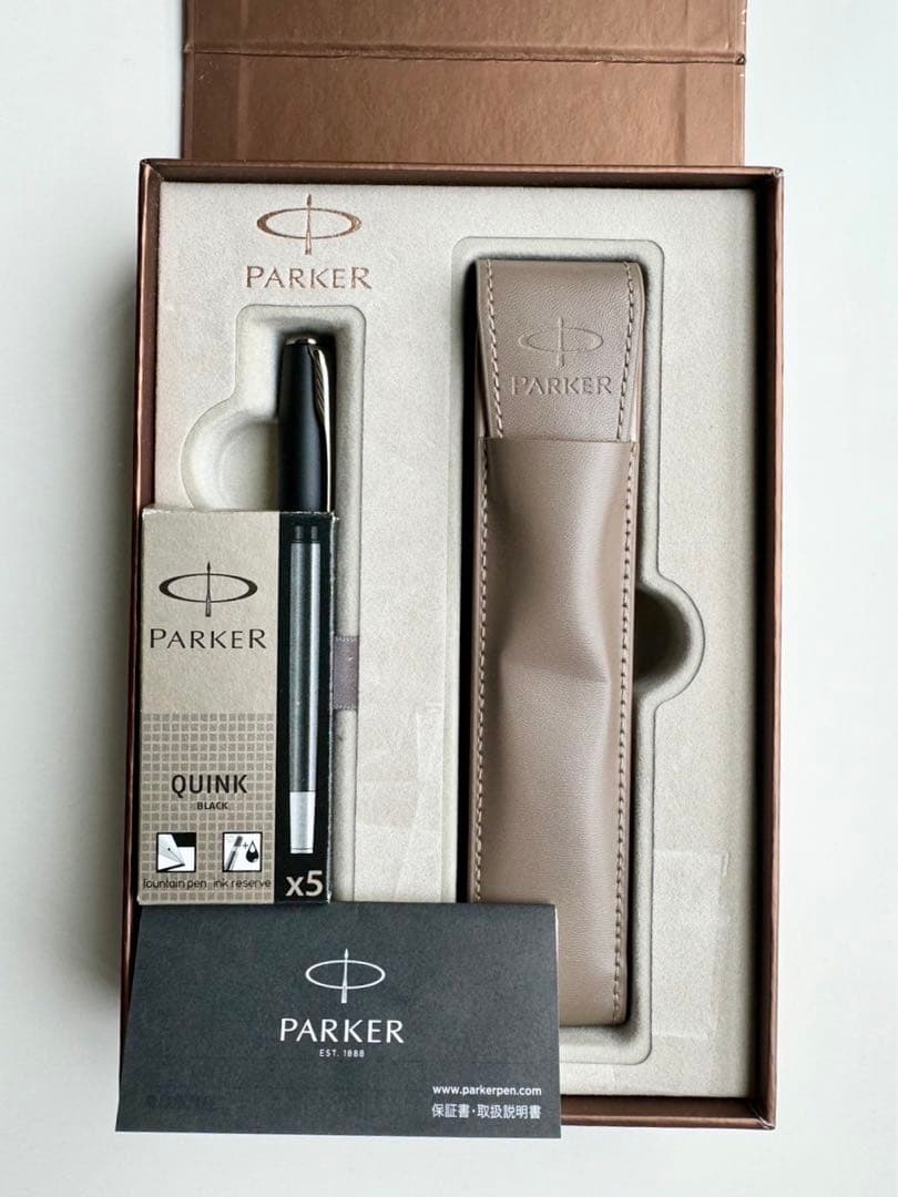 ☆未使用☆万年筆 Parker パーカー　ソネットsonnet 18K-750 PARKER パーカー 万年筆 ソネット ラックブラックGT ラックブラックCT