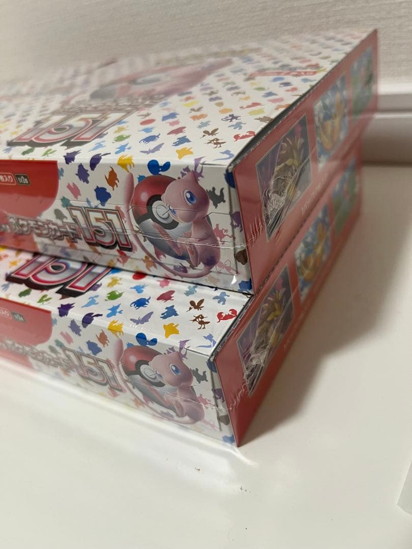 シュリンク付きポケモンカード151 4BOX 新品未開封