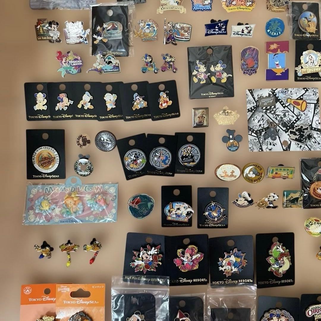 東京ディズニーシー ピンバッジ まとめ売り ディズニー ピンバッジ