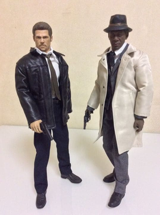 セブン seven 1/6 フィギュア ブラッド・ピット モーガン・フリーマン