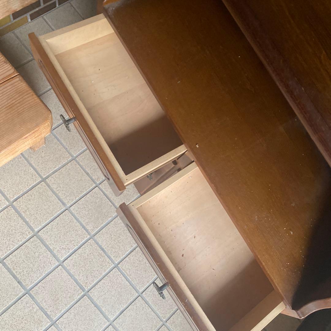 昭和レトロ アンティーク調 木製キャビネット 幅約70cm 洋風 カリモク