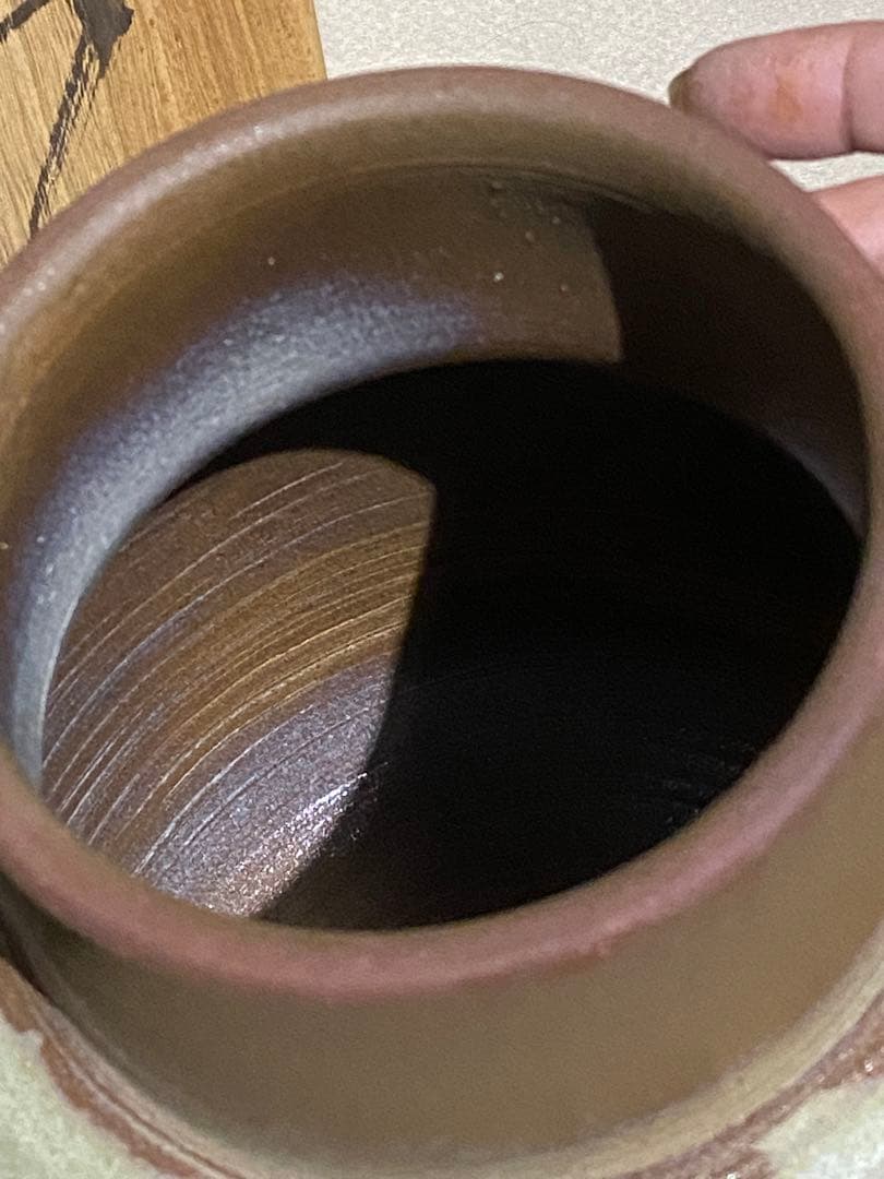 シックなグレージュ♦️箱入り 花瓶♦️未使用♦️補償付♦️元箱発送♦️送料込