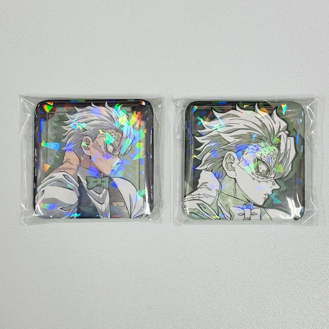 鬼滅の刃 ufotable モクテルバー　不死川 実弥　グリッター缶バッジ　２点 鬼滅の刃 モクテルバー 不死川実弥 第2弾ロト グリッター缶バッジなど